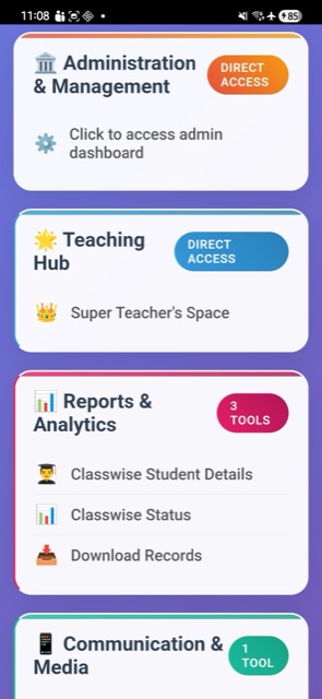 Teacher app — Attendance